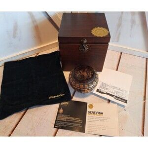 Pasabahce Magazalari Candy Dish (NO LID) w/Certificate & Box #1753 out of 2000